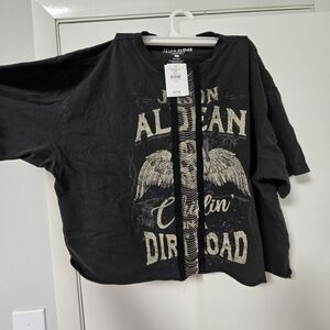 Buckle Cropped Jason Aldean T-Shirt